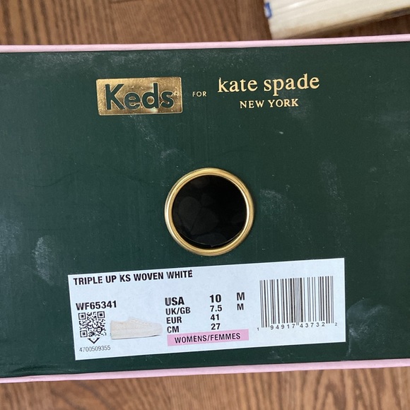 Keds x Kate Spade woven platform shoes sz 10 - Picture 9 of 9